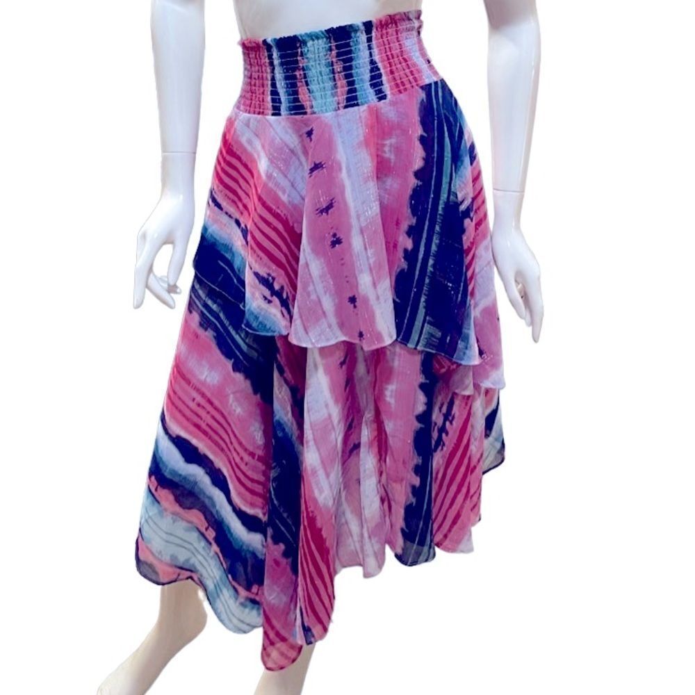 INC International Concepts Ombre Tie Dye Skirt 2X
